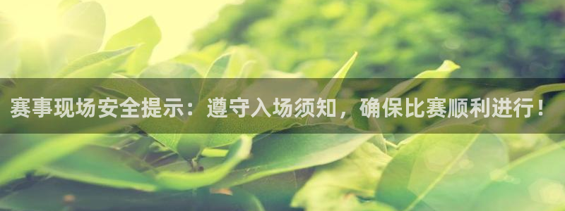 球速体育：赛事现场安全提示：遵守入场须知，确保比赛顺利进行！