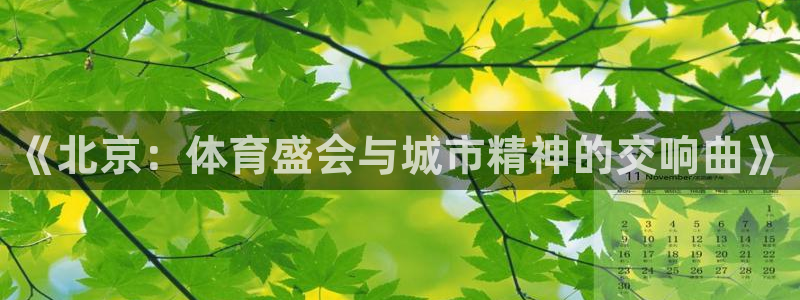 球速体育：《北京：体育盛会与城市精神的交响曲》